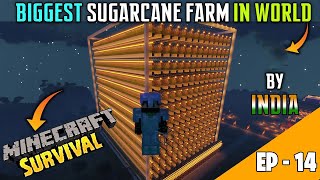 😱WORLD BIGGEST AUTOMATIC SUGARCANE FARM IN SURVIVAL  Teddy Gaming  Episode 14 [upl. by Dalenna720]