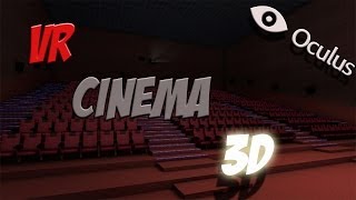 VR Cinema 3D w Oculus Rift  AWESOMENESS [upl. by Albric]