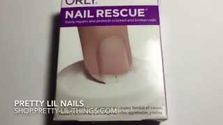 Orly Nail Rescue Kit Tutorial by Pretty Lil Nails [upl. by Nylhtiak997]