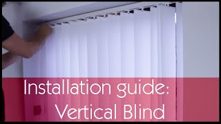 How to fit Vertical Blinds [upl. by Anaidirib310]