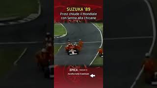 Suzuka 1989 Prost vs Senna e lincidente al Casio Triangle [upl. by Adnuahsor]