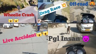 Drag Race With Swift 👿 live Accident 😱😱 Bhoot bura offroad tha 😱😱 [upl. by Mallorie411]