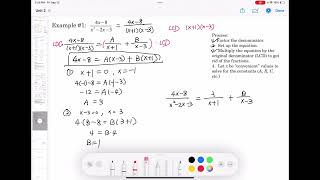 Math 2412 Precalculus Ch 22 Partial Fractions [upl. by Nitza]