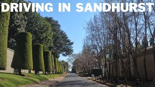 Sandhurst Sandton  Driving in a very weathy area  Johannesburg Gauteng South Africa [upl. by Granniah]