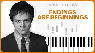 Endings Are Beginnings Jamie Cullum  PIANO TUTORIAL Part 1 [upl. by Wollis]