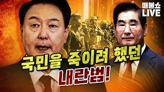 내란범의 증거를 구체적으로 보여드립니다 사형 또는 무기징역 [upl. by Irmine]