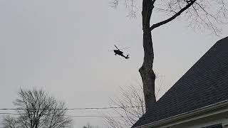 Military helicopters returning after ArmyNavy football game flyover [upl. by Frederik]