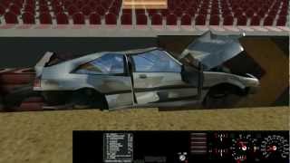 300Kmh Car Crash Test Crazy Honda Rigs Of Rods 1080p [upl. by Collen399]