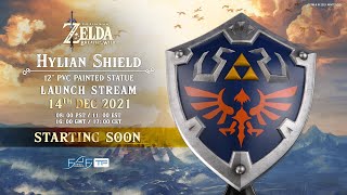 LAUNCH STREAM The Legend of Zelda™ Breath of the Wild – Hylian Shield PVC Statue [upl. by Otecina]