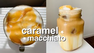 How To Make Iced Caramel Macchiato at Home Easy Caramel Macchiato Recipe  Best Homemade Recipe [upl. by Mingche]