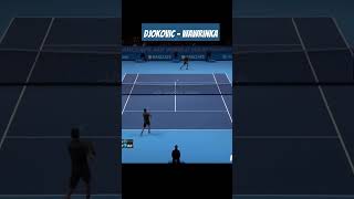 Djokovic  Wawrinka Crazy Point [upl. by Holds176]