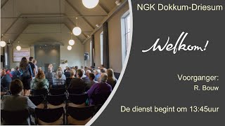 Live uitzending kerkdienst zondagmiddag 27102024  NGK Dokkum  Driesum [upl. by Nileuqaj529]