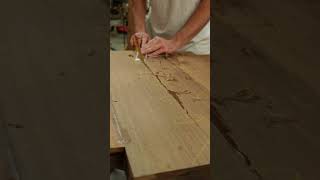 Chiseling wood glue [upl. by Eimma132]