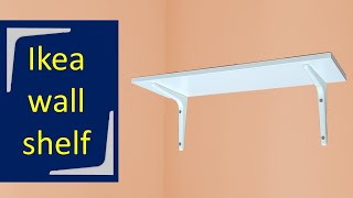 How to install Ikea wall shelf [upl. by Sivrahc]