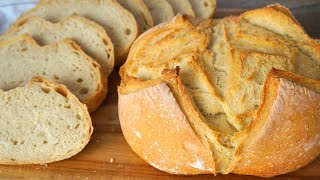 PAN CASERO sencillo ¡Qué fácil es hacer TU PRIMER PAN🥖🍞  SIN pyrex [upl. by Sarena]