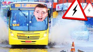 VIAJEI DE ÔNIBUS na CHUVA DEU RUIM  Fernbus Simulator [upl. by Aicener]