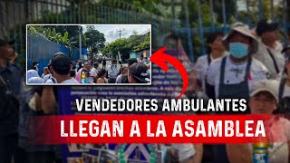 🔴MARCHA de VENDEDORES llega a la ASAMBLEA  EUGENIO CHICAS CONDENADO [upl. by Dela]