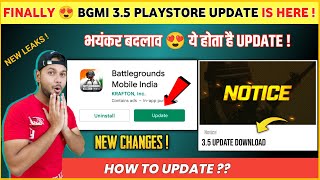 OMG 😍 Bgmi 35 Update Patch Notes  Bgmi New Update  How to Update Bgmi 35  35 Update [upl. by Efeek37]