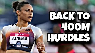 Sydney McLaughlin is Back To 400m Hurdles  Track And Field 2024 [upl. by Dincolo]