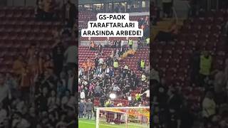 Galatasaray PAOK taraftarları arasında kavga gsvpaok galatasaray paok galatasaraypaok [upl. by Samale]