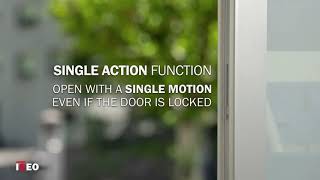 Discover the Single Action function of x1R Smart by ISEO lock for armoured doors [upl. by Elleb]