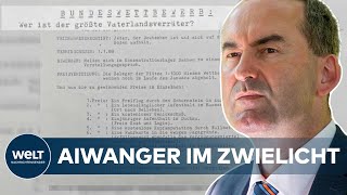 ANTISEMITISCHES FLUGBLATT Aiwanger auch nach Erklärung unter Druck [upl. by Grubb]