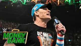 John Cena surprises the WWE Universe with a massive return Money in the Bank 2023 highlights [upl. by Trip]