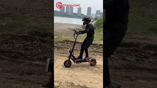 Offroad 5600w 🛴Escooter Dual Motors Riding with Yenghome ES06 Electric Scooter for Adult escooters [upl. by Kleiman]