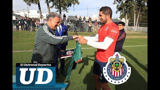 Gerardo Tata Martino visitó a las Chivas [upl. by Haidej]