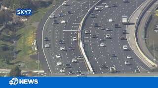 Highway 101 tollbased express lanes open along San Mateo County stretching 16 additional miles [upl. by Munafo]