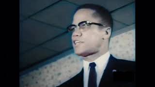 Malcolm X quotYou Dont Scare Negroes Todayquot Fiery Excerpts from a Speech 1963 HD  Colorized [upl. by Inga903]