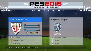 PES 2016 All Leagues amp All Teams [upl. by Betsey280]