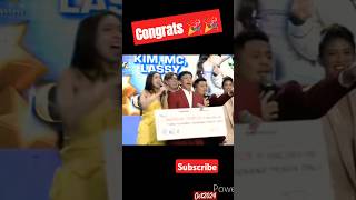 🥳Congrats Ogie Kim Mc Lassy WINS Magpasikat 🎉 kimchiu ogiealcasid shortvideos [upl. by Septima]