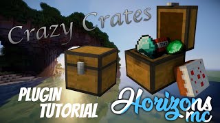 Crazy Crates Minecraft Plugin Tutorial [upl. by Ury]