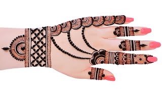 Stylish mehndi design front hand mehndi design easy amp simple  mehandi ka design  mehndi designs [upl. by Irik643]