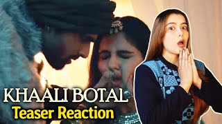 Khaali Botal Teaser Reaction  Abhishek Kumar Ayesha Khan [upl. by Franklin297]