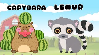 Animals Unique Facts  Animals Video for Kids  Learn Animals animals animalsong animalshorts [upl. by Soinski]