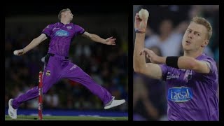 Riley Meredith bowling action in slow motion [upl. by Cristine]