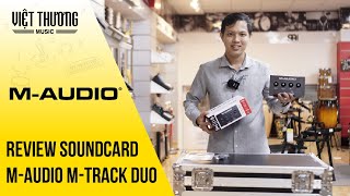 Review Soundcard MAudio MTrack Duo [upl. by Jarvey719]