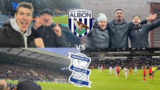 WBA VS BIRMINGHAM CITY VLOG ALBION WIN THE DERBY AS PLAYERS PASSION BOILS OVER [upl. by Ayhay]