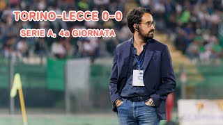 Lecce a Torino un pari che fa morale Ottima prova dei giallorossi [upl. by Simmie]