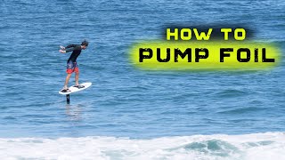 How to pump a hydrofoil [upl. by Silvestro]