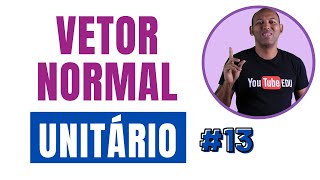 Vetor Normal Unitário ✅ 13 [upl. by Llezo]