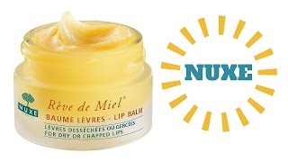 REVIEW SON DƯỠNG NUXE  NUXE RÊVE DE MIEL LIP BALM  Petitemeow257 [upl. by Elodie488]