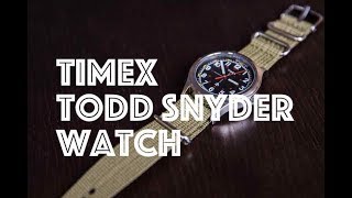 Timex Todd Snyder Military Mod M2 Bullseye Black Jack Vintage Watch Unboxing Marlin Review [upl. by Kenwee]