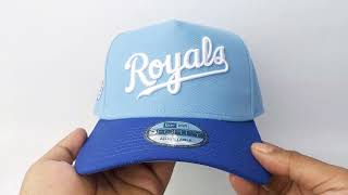 NEW ERA CAP AFRAME KANSAS CITY ROYALS SCRIPT [upl. by Valli]