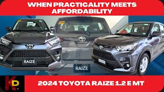 2024 Toyota Raize 12 E MT  When Practicality Meets Affordability [upl. by Atteoj193]