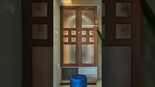 Home Mandir interior design Mandir interior design trendingsong ytshorts feedreels shortsfeed [upl. by Initof]