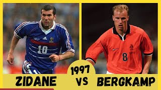 Zidane Vs Bergkamp 1997  France x Netherlands [upl. by Audrey]