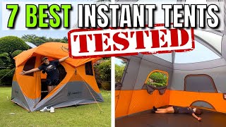 The 7 BEST Instant Tents Bought amp Tested [upl. by Lazaro848]